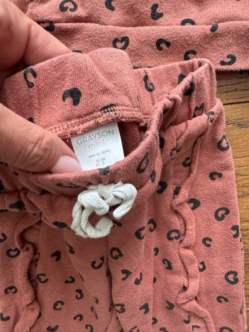 Greyson - Toddler - Pink Ruffle Leopard-Print Set - Picture 3 of 3